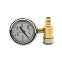 Pressure Washer Gauge Kit, 3/8” Quick Connect - 5000 PSI Oil Filled