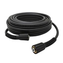 1/4 Inch x 25 Ft. PVC Pressure Washer Hose, 3000 PSI, M22-14mm Female x Female