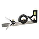 12-Inch Combination Square Set with Protractor