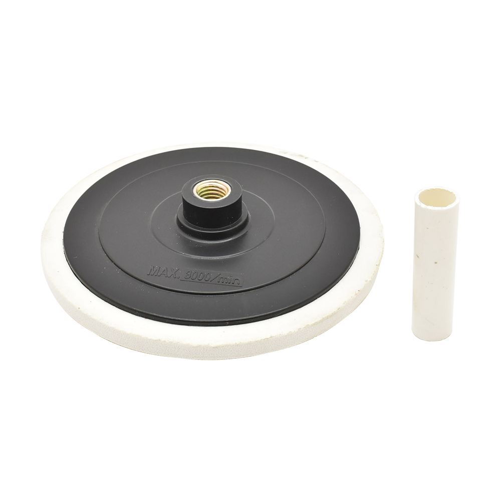 7"- 5/8"-11 UNC  Hook & Loop Polisher Backing Pad - w/center hole & alignment guide. Mak OE #743052-5