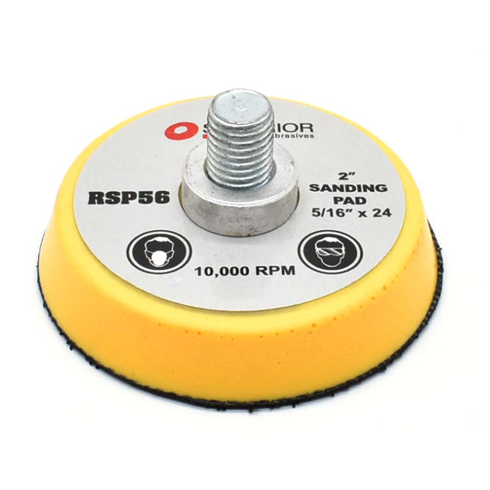 2" Hook & Loop Sanding Pad with 5/16"-24 Threads