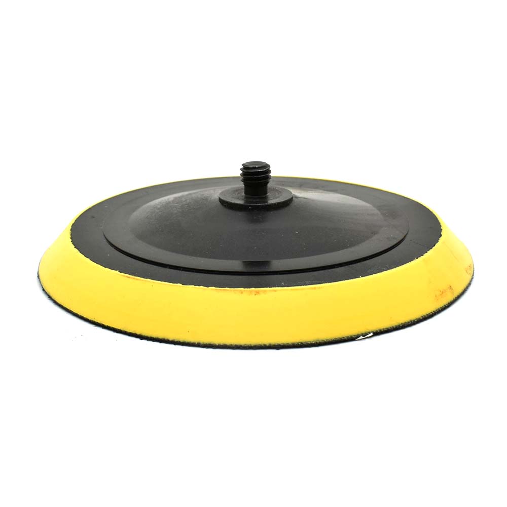 6" Dia Hook & Loop Sanding Pad with 7/16-14 Mount Shaft