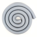 1 1/4" x 10' Vac-U-Flex Grey Dust Hose - Hi Tech Duravent (415-7154)