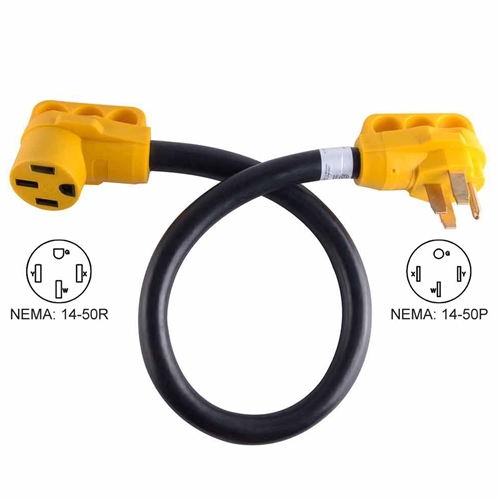 25 ft. 50 Amp RV Extension Cord Plug W/Handle
