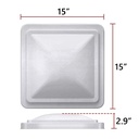 Ventilator Lid for RV Vent (White)