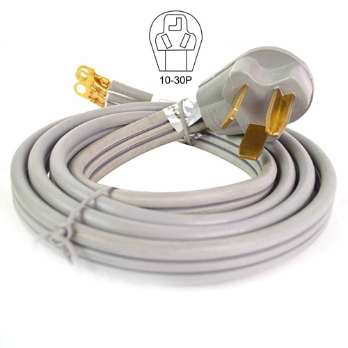 3-Wire 30 Amp Dryer Cord, SRDT 10AWG/3, 6ft