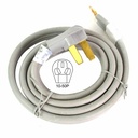3-Wire 50 Amp Range Cord, SRDT 6AWG/2 + 8AWG/1, 6ft