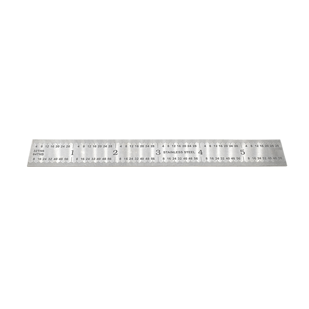 6-Inch Precision 4R Rigid  Stainless Steel Ruler