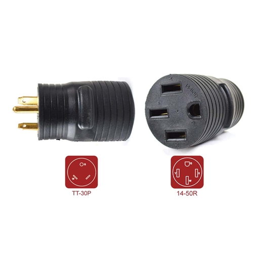 RV Adapter - 30A Male to 50A Female Plug