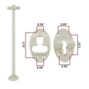 RV Plastic Door Holder / Latch, T- Style, 7 inch
