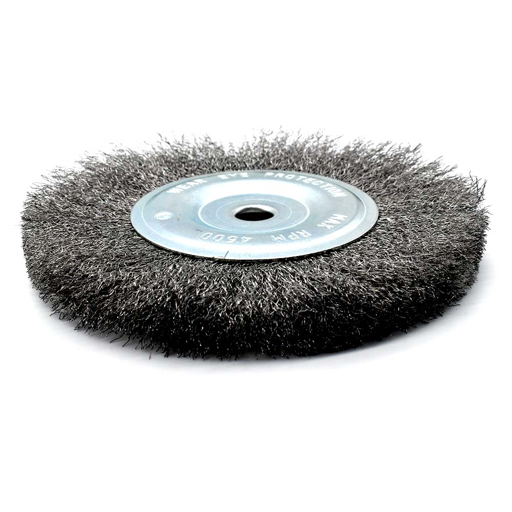 4-Inch Wire Wheel 1/2-Inch Bore Fine - 6000 RPM