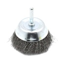 2-Inch Wire Cup Brush 1/4-Inch Shank - Fine Crimped Wire 4500 RPM