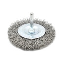 3-Inch Wire Wheel 1/4-Inch Shank - Coarse Crimped Wire 4500 RPM