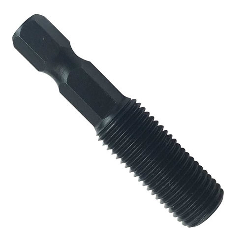 1/4" Hex x 3/8" - 24 Drill Chuck Shaft Adapter