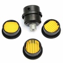 (TMT Only)  Compressor Air Filter Replacement Metal Body 1/2" MPT with 4 Paper Cartridges