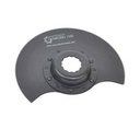 80mm Semi Round Bi-Metal Blade, 8mm Offset Mount for a Perfect Flush Cut  Fits Fein Multimaster, Rockwell, Sonicrafter, Makita -Display Pack