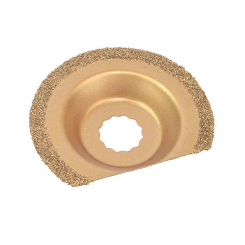80mm Semi Round Bi-Metal Blade, 8mm Offset Mount for a Perfect Flush Cut  Fits Fein Multimaster, Rockwell, Sonicrafter, Makita
