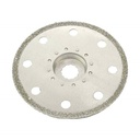 100mm Full Round Electroplated Diamond Grout Saw Blade, 10mm Offset Mount  Fits Fein Multimaster, Rockwell, Sonicrafter, Makita - Single Display Pack