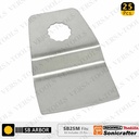 52mm Stainless Steel Flexible Scraper, 8mm Offset Mount  Fits Fein Multimaster, Rockwell, Sonicrafter, Makita / 25 PK

