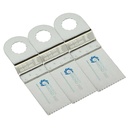 65mm Blade for Wood and Plastic Fits  Fein Multimaster, Rockwell, Sonicrafter, Makita   - 3 Blades Pack
