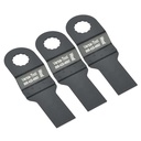 20mm Stainless Steel Saw Blade  Fits   Fein Multimaster, Rockwell, Sonicrafter, Makita   - 3 Blades Pack