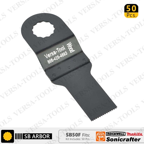 20mm Stainless Steel Saw Blade  Fits   Fein Multimaster, Rockwell, Sonicrafter, Makita / 50 PK