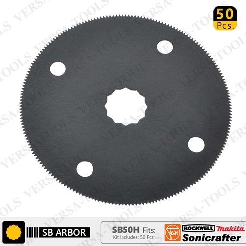 80mm Circular HSS Saw Blade  Fits  Fein Multimaster, Rockwell, Sonicrafter, Makita / 50 PK