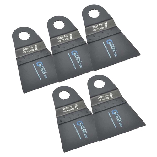 65mm Blade for Wood and Plastic Fits  Fein Multimaster, Rockwell, Sonicrafter, Makita  / 5 PK