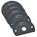 80mm Semi Round HSS Saw Blade  Fits  Fein Multimaster, Rockwell, Sonicrafter, Makita / 5 PK