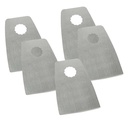 52mm Stainless Steel Flexible Scraper Flat Mount  Fits Fein Multimaster, Rockwell, Sonicrafter, Makita / 5 PK