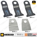 5 PC  Oscillating Saw Blade Set for Sonicrafter    (SB1A1B1C1M1N)