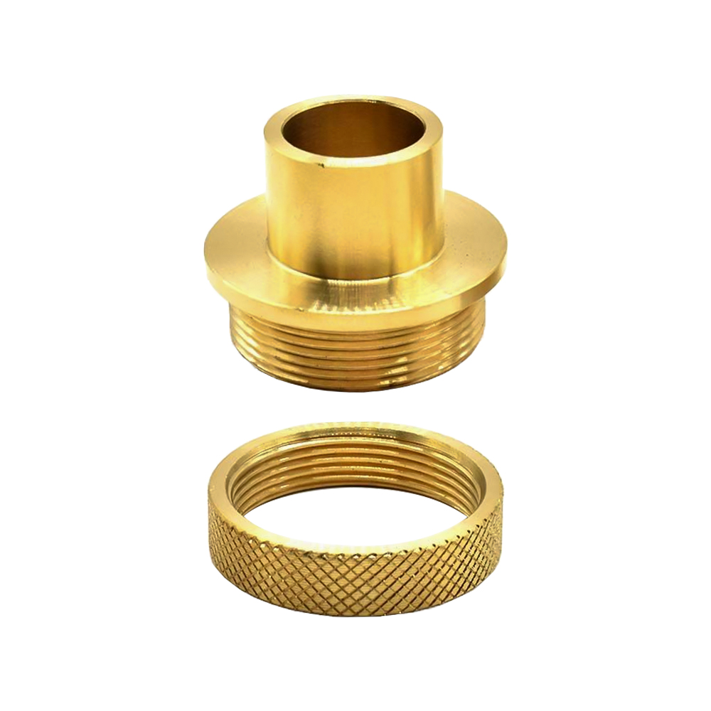 Brass Router Template Guide with Lock Nut - Door Template - (MLCS 9046) (19665)