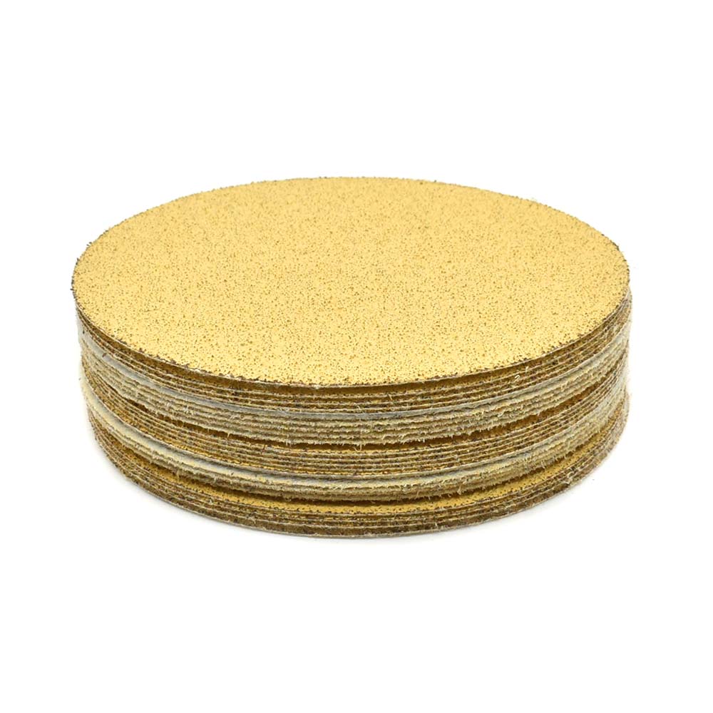 60 Grit 5" Diameter No-Hole H&L Sanding Paper - 25/Pack (Ceramic Aluminum Oxide)