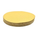 150 Grit 5" Diameter No-Hole PSA Sanding Paper - 25/Pack (Ceramic Aluminum Oxide)