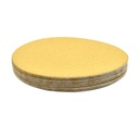 240 Grit 5" Diameter No-Hole PSA Sanding Paper - 25/Pack (Ceramic Aluminum Oxide)