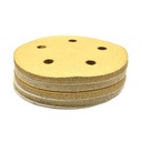 150 Grit 5" Diameter 5-Hole H&L Sanding Paper - 25/Pack (Ceramic Aluminum Oxide)