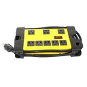 Heavy-Duty Metal Power Strip, 8 Outlet, 6ft Cord, 14AWG, UL (RVA1544)