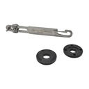 Adjustable Spanner Wrench Kit with Grinder Lock Nuts