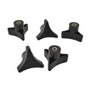 1-1/4" Triangle Knob Insert 10-24 (5/pk)