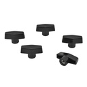 2" T Knob 1/4-20 - 5/Pk