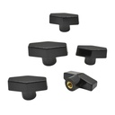 2" T Knob 5/16-18  (5/pk)