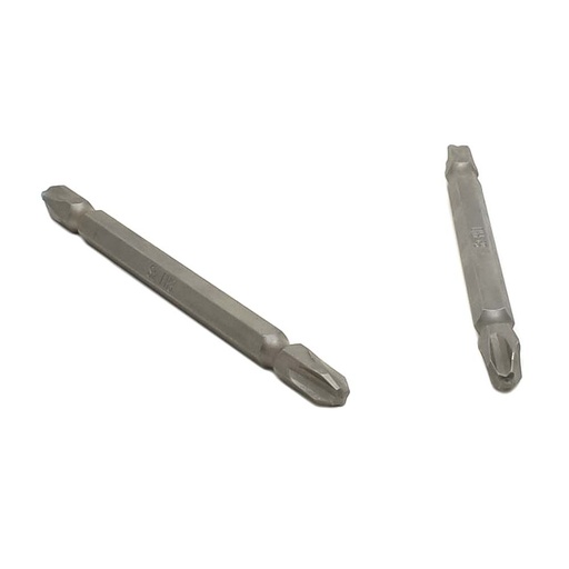 25 Bulk - 3# Phillips Double End Screwdriver Bits - 4" Long