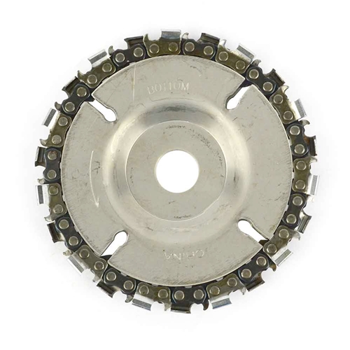 (TMT ONLY)   22 Tooth 4" Fine Cut Grinder Disc and Chain - 5/8" Arbor (2/PK)