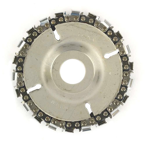 22 Tooth 4" Fine Cut Grinder Disc and Chain - 7/8" Arbor