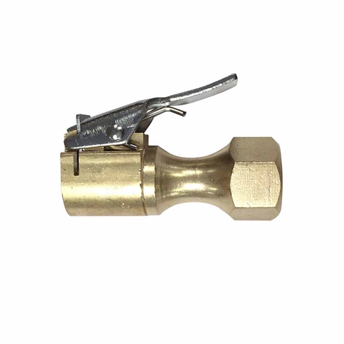 1/4" FPT Straight Locking Foot Chuck with Always Open Valve