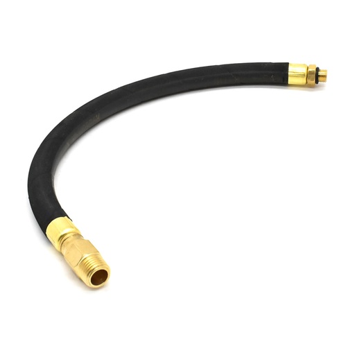 Hose Assembly 1 ft inflator Whip - Steel Braided