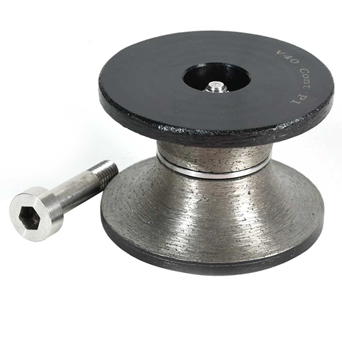 Full Bullnose Diamond Router Bit 1-1/2" Diameter M10 Arbor