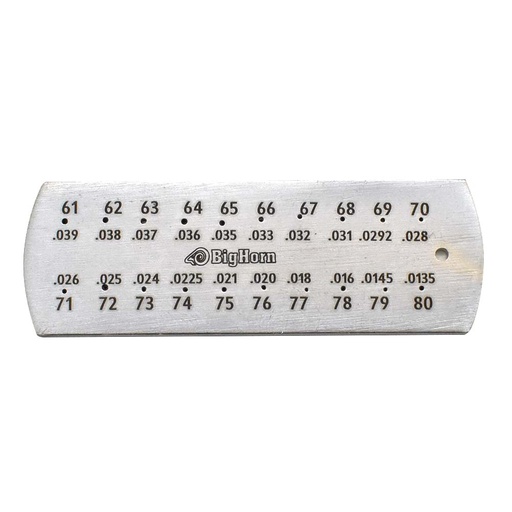#61-80 Drill Gauge