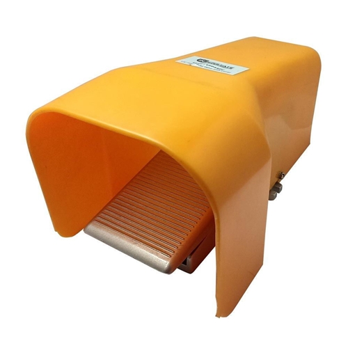 1/4" NPT 2 Position, 3 Port Foot Valve with Protective Shield and Internal Lock
