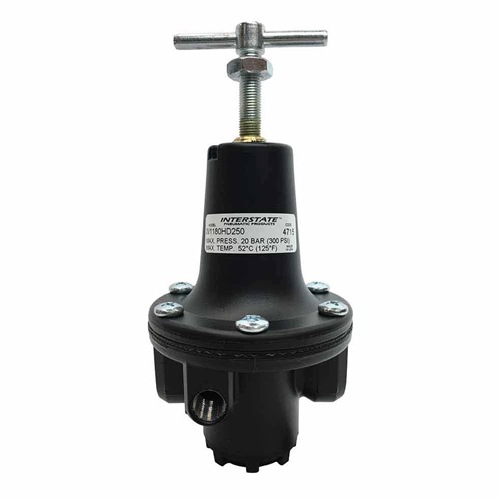 1/2" Large "T" Handle Regulator 0-250 PSI with Gauge - Made in USA